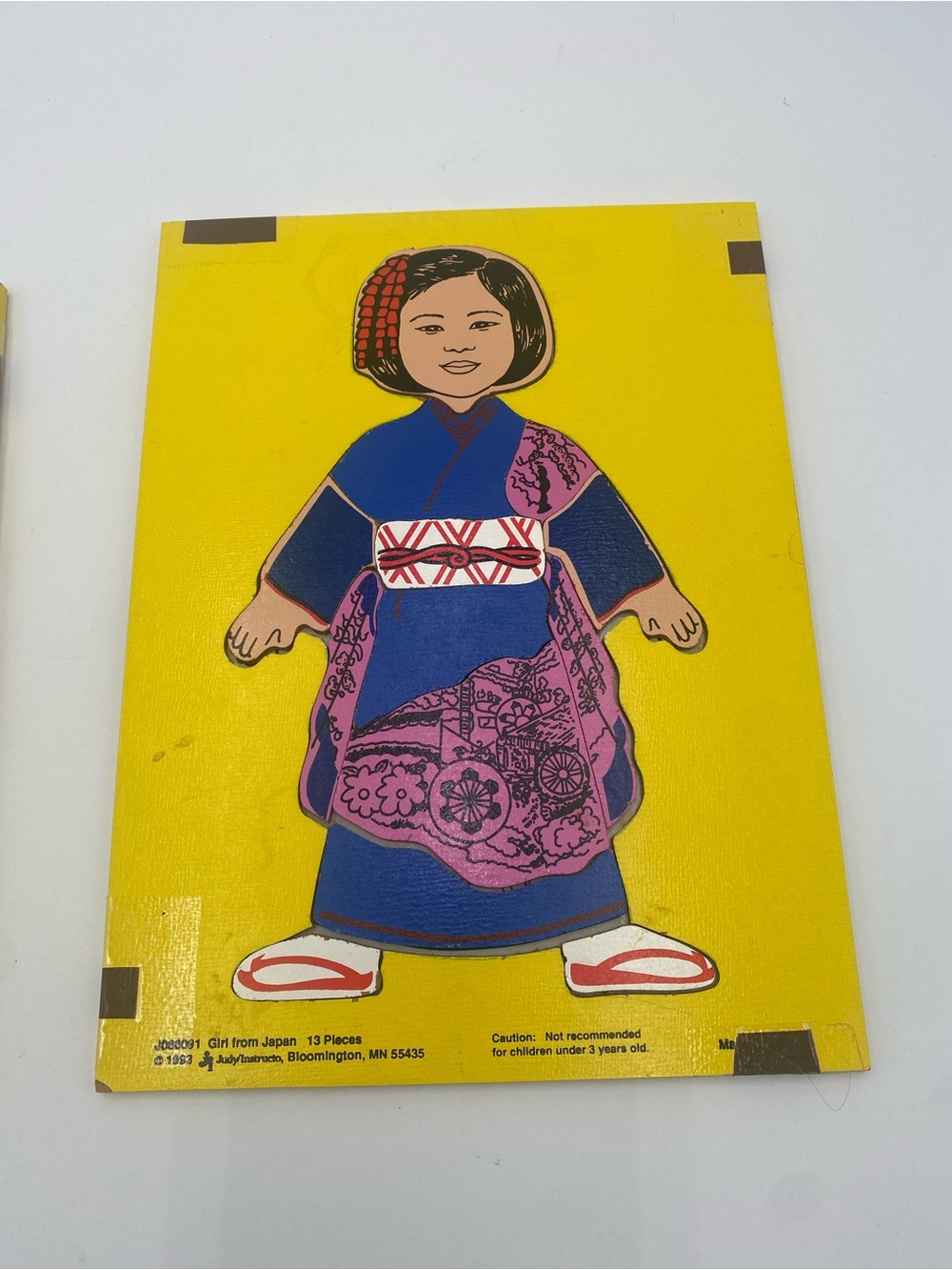 Vintage Judy/Instructo Girl from Japan 13-Piece Puzzle